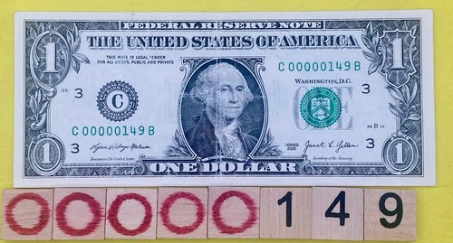 Banconota dollaro a - da,