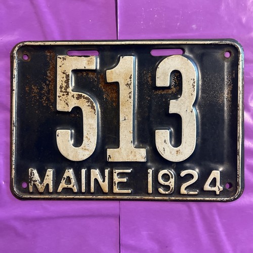 Targa maine 1924 - maine,