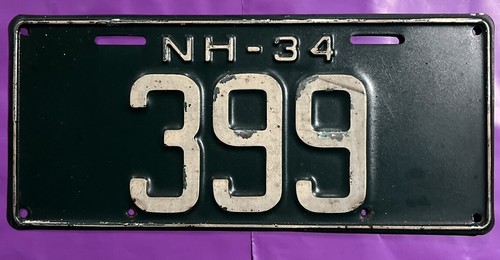 Targhe new hampshire 1934 tre - new,