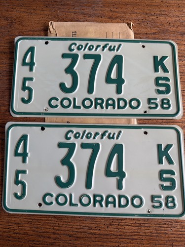 Coppia targhe colorado - targhe,