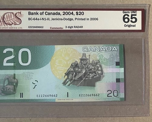 2004 bank canada 20 - of,