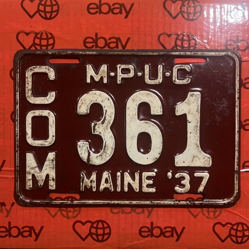 Targa maine 1937 mpuc - targa, ��maine